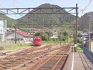 旧美濃駅構内
