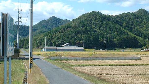 北野西より西を見る