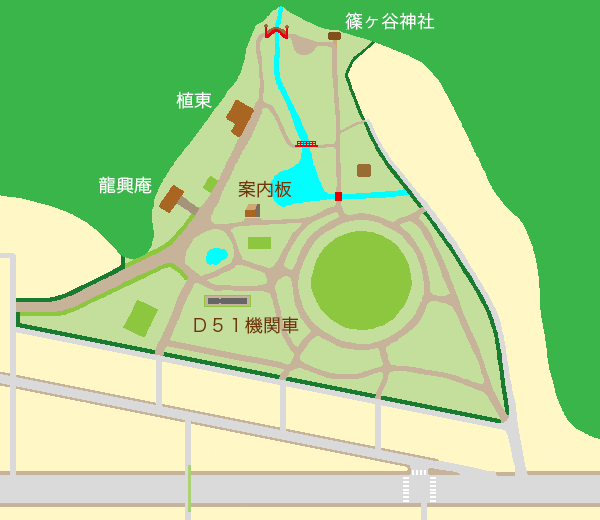 梅林公園マップ